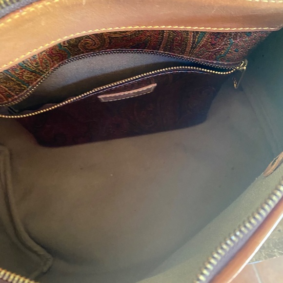 Etro Milano VINTAGE Made in Italy paisley purse EUC w/luggage tag, key & lock - Picture 14 of 16